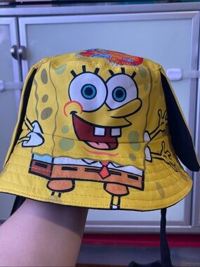 SpongeBob SquarePants Yellow Graphic Bucket Hat
